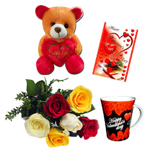 Flower W/ Teddy Bear